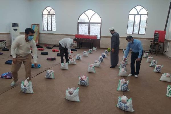 تعداد ۱۲۵ بسته کمک معیشتی و بسته لوازم التحریر برای اهدا به نیازمندان شهرستان