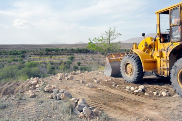 خلع ید بیش از ۱۹۱هزار مترمربع از اراضی از چنگال متجاوزین در شهرستان