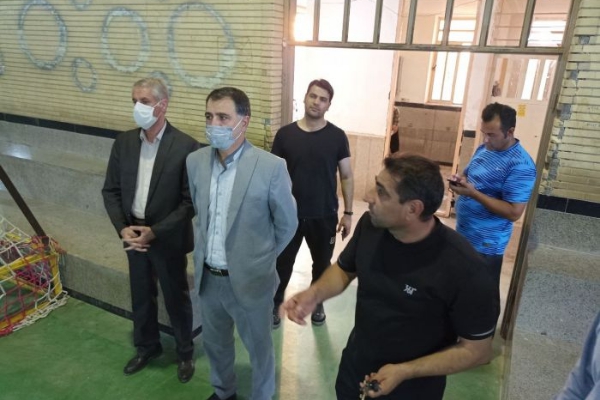 بازدید فرماندار ، معاون سیاسی ، امنیتی شهرستان سرپلذهاب از  اماکن و باشگاه های فرهنگی ورزشی شهرستان