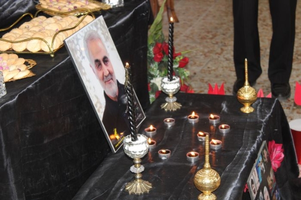 برپایی نمایشگاه عکس و پوستر به مناسبت چهارمین سالگرد شهید حاج قاسم سلیمانی