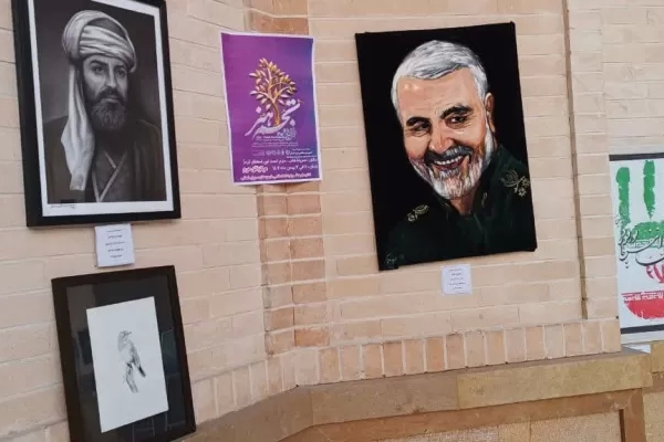 افتتاح نمایشگاه هنرهای تجسمی در سرپل‌ذهاب