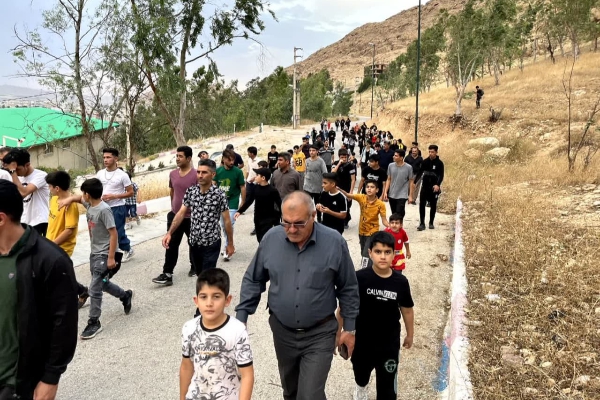 پیاده روی و کوهپیمایی خانواده ی ووشو بسیج شهرستان به مناسبت سالروز آزادسازی خرمشهر در شهرستان سرپل‌ذهاب