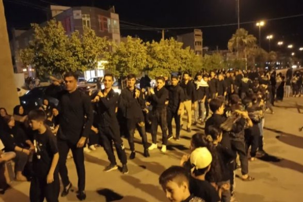 عزاداری شب پنجم محرم در سرپل ذهاب