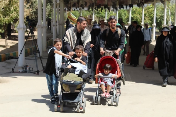 مرز خسروی، میزبان قدمگاه زائران حسینی