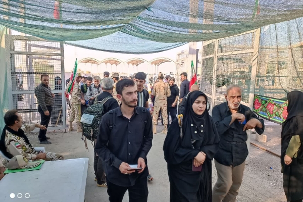 موج بازگشت زوار اربعین از مرز خسروی
