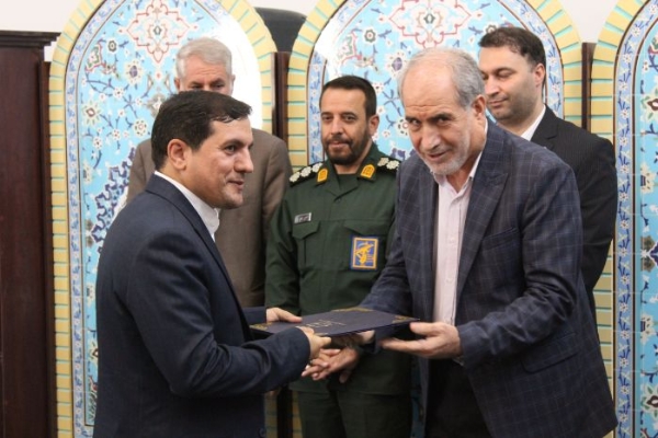 برگزاری مراسم تکریم و معارفه روسای سابق و جدید دادگستری شهرستان