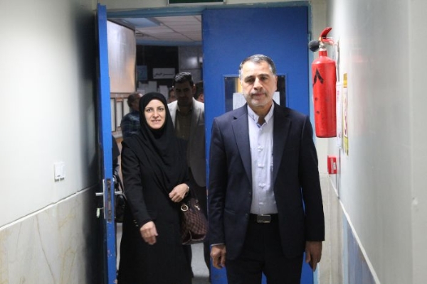 ديدار مديركل انتقال خون استان کرمانشاه با فرماندار شهرستان سرپل ذهاب