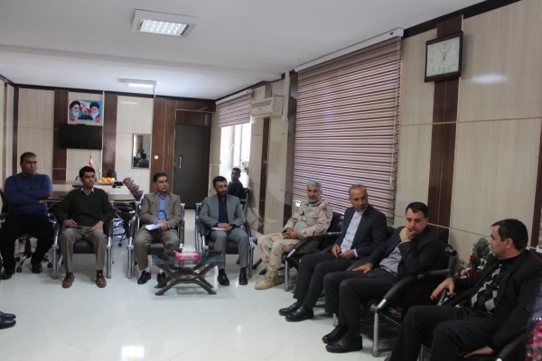 برگزاری جلسه بررسی بازگشایی مرز تیله کوه باحضور طرف عراقی در شهرستان
