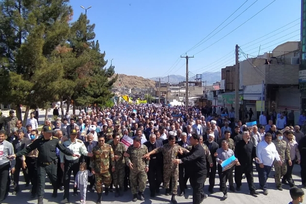 پیام تقدیر امام‌جمعه و فرماندار شهرستان سرپل‌ذهاب در خلق حماسه باشکوه راهپیمایی روز جهانی‌قدس