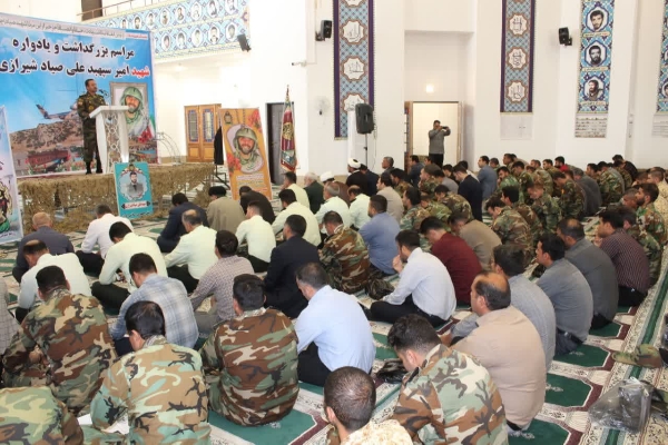 مراسم سالروز شهادت شهید صیادشیرازی درشهرستان سرپل‌ذهاب برگزار شد