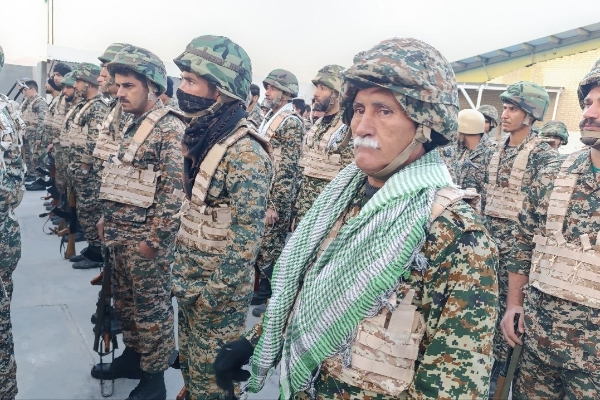 اعزام بسیجیان گردان امام حسین(ع) سرپل ذهاب به رزمایش پیامبر اعظم ۱۹ در منطقه عمومی ازگله