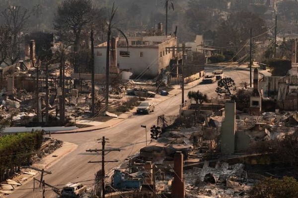 لس‌آنجلس بعد از آتش سوزی!