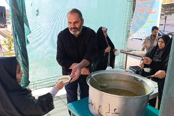 برپایی ایستگاه صلواتی به مناسبت مبعث پیامبر اکرم (ص) در شهرستان سرپل ذهاب