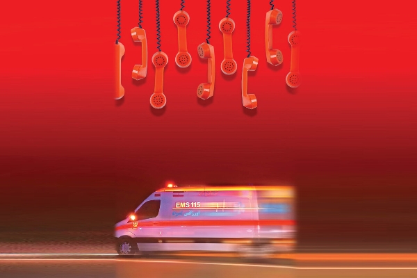 کیفیت خدمات‌رسانی اورژانس کرمانشاه قربانی مزاحمت‌های تلفنی