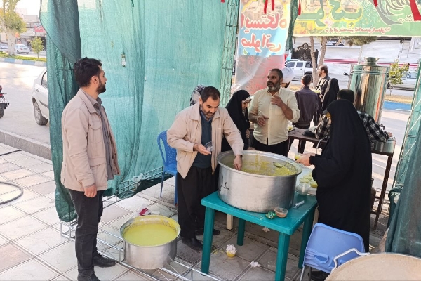 برپایی ایستگاه صلواتی به مناسبت اعیاد شعبانیه شهرستان سرپل ذهاب