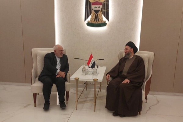 ظریف در بغداد با حکیم دیدار کرد