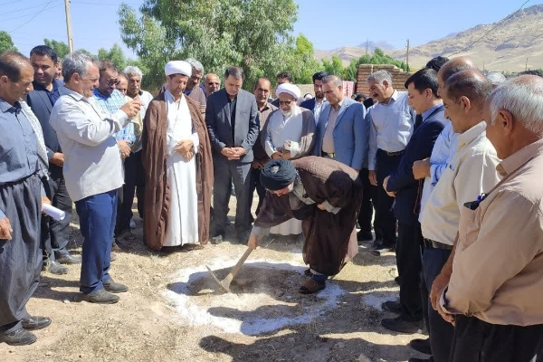 برگزاری مراسم کلنگ‌زنی ساخت مسجد روستای پل‌ماهیت بخش مرکزی شهرستان