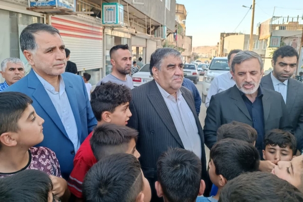 بازدید مسئولین از شهرک‌های الحاقی سرپل‌ذهاب