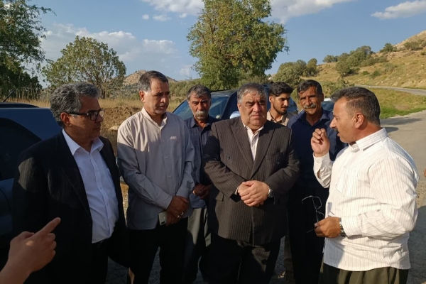 بازدید میدانی مسئولین از وضعیت راه‌های مواصلاتی شهرستان