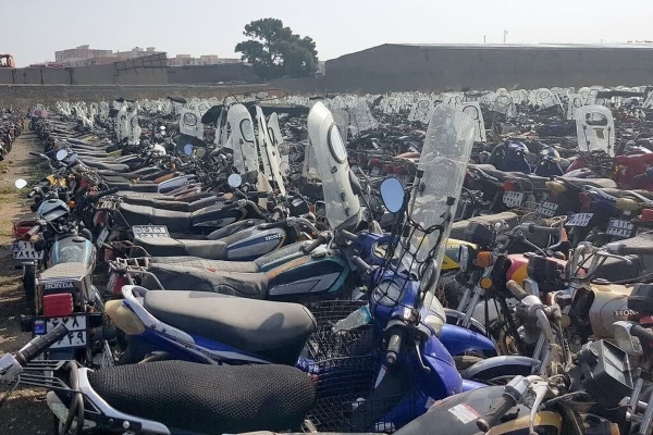 توقیف تعداد ۱۰ دستگاه موتورسیکلت در شهرستان