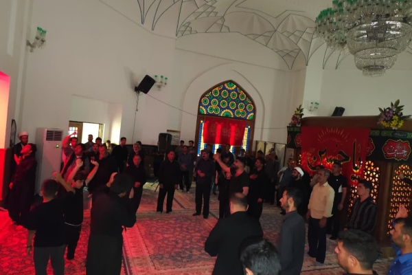 مراسم عزاداری سالروز رحلت پیامبر اعظم(ص) و شهادت حضرت امام حسن مجتبی(ع) در سرپل‌ذهاب