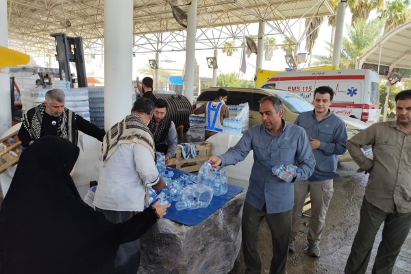 رضایت‌مندی زوار از پایداری آب در خسروی