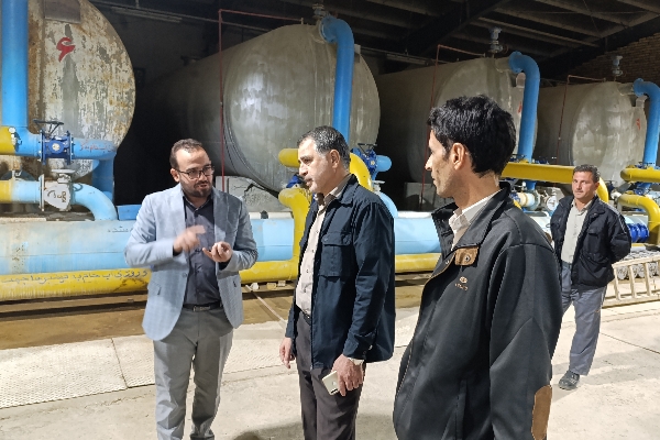 بازدید شبانه فرماندار سرپل ذهاب از تاسیسات تصفیه خانه آب شرب شهرستان