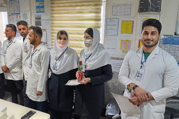 تجلیل فرماندار از پرستاران بیمارستان شهدای شهرستان