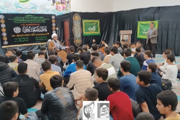 مراسم عزاداری ایام شهادت حضرت زهرا(س) توسط هیأت مذهبی دانش آموزی انصار المهدی(عج)برگزار شد.