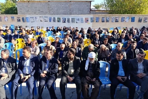 برگزاری مراسم یادواره شهدای دهستان حومه شهرستان بمناسبت گرامیداشت هفته بسیج