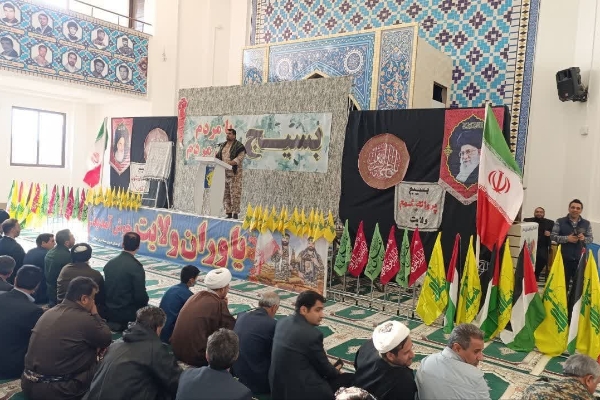 برگزاری تجمع بزرگ بسیجیان ۵ آذر در شهرستان
