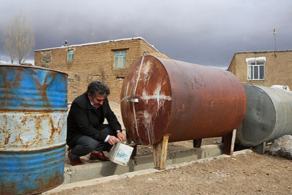 تأمین سوخت برای خانوارهای روستایی در سرپل‌ذهاب