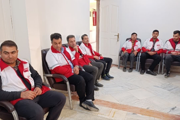 نیروهای ارزشی هلال احمر در صحنه‌های مختلف حضوری جهادی دارند