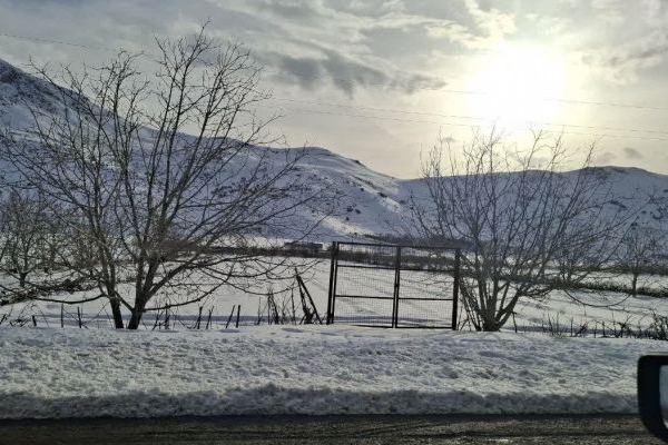 طبیعت شهرستان صحنه سفیدپوش شد