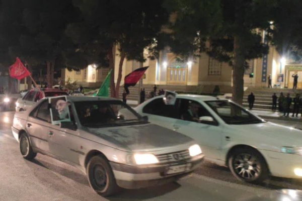 پنجمین شب کاروان خودرویی در سرپل‌ذهاب