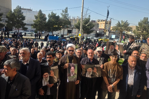 شکوه اقتدار مردم سرپلذهاب در بیعت با رهبر انقلاب