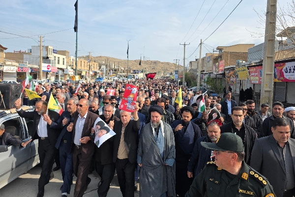 برگزاری راهپیمایی روز جهانی قدس در سرپل‌ذهاب