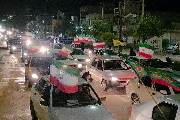 حرکت بزرگ خودرویی و موتوری در شهرستان سرپل‌ذهاب