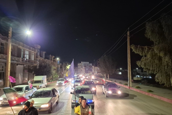 حماسه‌ای دیگر در دیار مقاومت/ کاروان «انتقام» مردم سرپل‌ذهاب به یاد سیدالشهدای مقاومت به حرکت درآمد